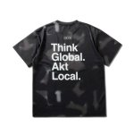 画像1: SCRIBBLE AKT LOCAL LOOSE FIT SPORTS TEE BLACK 124-017005 BK AKTR アクター Tシャツ ウエア  【MEN'S】 (1)