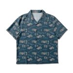 画像1: ALOHA SHIRTS NAVY 124-021010 NV AKTR アクター Tシャツ ウエア  【MEN'S】 (1)