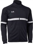 画像1: UA Team Jersey Tops Black 1384779-001 UnderArmour アンダーアーマー ジャケット アウトウエア ウエア 秋冬物 【MEN'S】 (1)