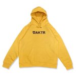画像1: 68xAKTR LOGO HOODIE YELLOW 224-107010 YL AKTR アクター パーカー アウトウエア ウエア 秋冬物 【MEN'S】 (1)