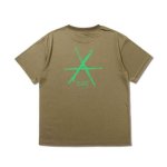 画像1: ASTERISK LOOSE FIT SPORTS TEE KHAKI 125-004005 KH AKTR アクター Tシャツ ウエア  【MEN'S】 (1)