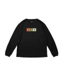 画像1: FADE BOX LOGO L/S SPORTS TEE BLACK 225-020005 BK AKTR アクター ロング　Tシャツ ウエア 秋冬物 【MEN'S】 (1)