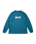 画像1: FADE BOX LOGO L/S SPORTS TEE BLUE 225-020005 BL AKTR アクター ロング　Tシャツ ウエア 秋冬物 【MEN'S】 (1)