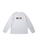 画像1: FADE BOX LOGO L/S SPORTS TEE WHITE 225-020005 WH AKTR アクター ロング　Tシャツ ウエア 秋冬物 【MEN'S】 (1)