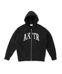 画像1: COLLEGE LOGO SWEAT ZIP HOODIE BLACK 225-024010 BK AKTR アクター パーカー アウトウエア ウエア 秋冬物 【MEN'S】 (1)