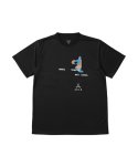 画像1: FREE MOTION SPORTS TEE BLACK 225-001005 BK AKTR アクター Tシャツ ウエア  【MEN'S】 (1)
