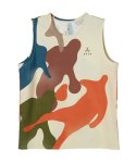 画像1: FREE MOTION SLEEVELESS SP SHIRTS ECRU 225-002001 ECRU AKTR アクター Tシャツ ウエア  【MEN'S】 (1)