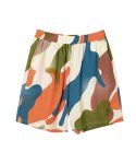 画像1: FREE MOTION 5.5-INCH SHRT WD PNTS ECRU 225-003002 ECRU AKTR アクター Shorts ショーツ バスパン ウエア  【MEN'S】 (1)
