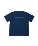 画像1: WILD-CARD LOOSE FIT T/C TEE NAVY 225-014005 NV AKTR アクター Tシャツ ウエア  【MEN'S】 (1)