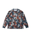 画像1: PLAY CAMO LOOSE FIT L/S SP TEE NAVY 225-019005 NV AKTR アクター ロング Tシャツ ウエア 秋冬物 【MEN'S】 (1)