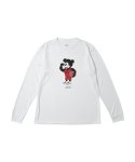 画像1: BASIC NICK L/S SPORTS TEE WHITE 525-002005 WH AKTR アクター ロング　Tシャツ ウエア 秋冬物 【MEN'S】 (1)