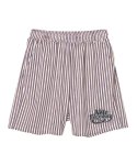 画像1: FREEDOM STRIPE 5.5-INCH SHRT WD PNTS ECRU 225-030002 ECRU AKTR アクター Shorts ショーツ バスパン ウエア  【MEN'S】 (1)