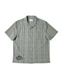 画像1: FREEDOM STRIPE SHIRTS GRAY 225-031010 GY AKTR アクター Tシャツ ウエア  【MEN'S】 (1)