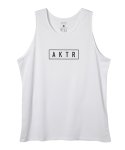 画像1: BASIC AKTR LOGO TANK WHITE 525-003001 WH AKTR アクター ノースリーブ タンクトップ ウエア  【MEN'S】 (1)