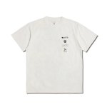画像1: MEMORIAL SPORTS TEE  WHITE 126-003005 WH AKTR アクター Tシャツ ウエア  【MEN'S】 (1)