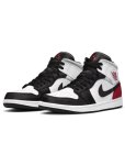 画像2: Air Jordan 1 Mid SE Wht/Blk/Multi 852542-100 Jordan ジョーダン シューズ   【海外取寄】 (2)