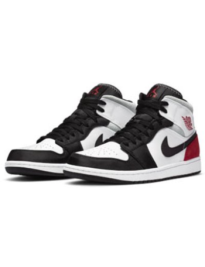 画像1: Air Jordan 1 Mid SE Wht/Blk/Multi 852542-100 Jordan ジョーダン シューズ   【海外取寄】