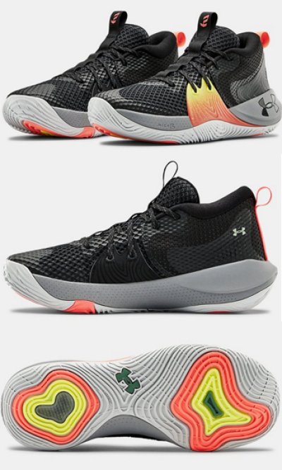 画像1: Embiid One Blk/Steel/Blk 3023086-001 UnderArmour アンダーアーマー シューズ   【海外取寄】