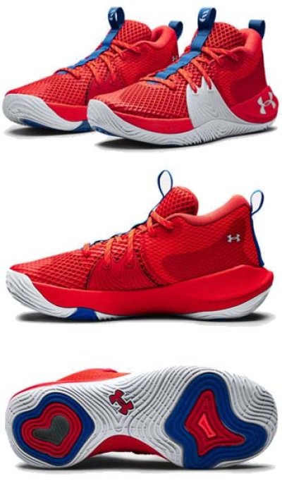 画像1: Embiid One Versa Red/Versa Red/Halo Grey 3023086-603 UnderArmour アンダーアーマー シューズ   【海外取寄】