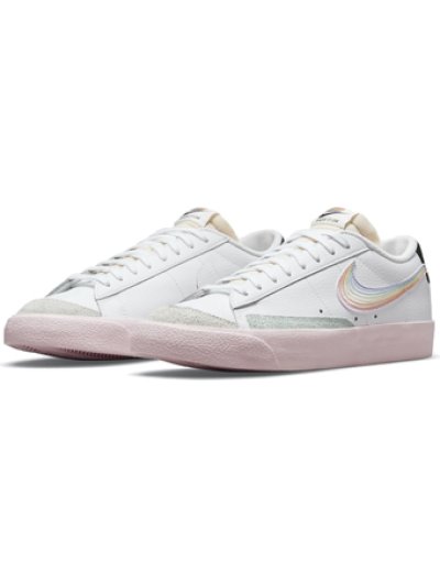 画像1: Blazer Low '77 "Be True" Multi/Laser Fuchsia/Glacier DD3034-100 Nike ナイキ シューズ   【海外取寄】