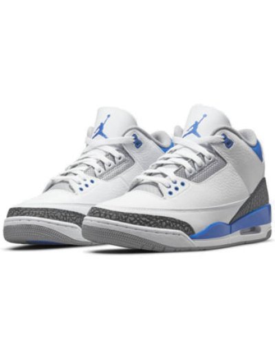 画像1: Air Jordan 3 Retro "Racer Blue" Blk/C.Gry/Racer Blue CT8532-145 Jordan ジョーダン シューズ   【海外取寄】