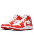 画像2: Wmns Air Jordan 1 Mid "Syracuse" Wht/Hot Orange BQ6472-116  Jordan ジョーダン シューズ   【海外取寄】【WOMEN'S】 (2)