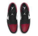 画像2: Air Jordan 1 Low Wht/Blk/Red 553558-612 Jordan ジョーダン シューズ   【海外取寄】 (2)