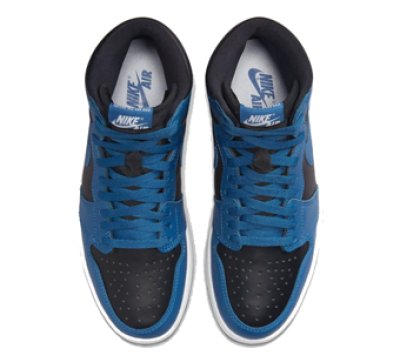 画像1: Air Jordan 1 High Retro OG Dark Marina Blu/Blk 555088-404 Jordan ジョーダン シューズ   【海外取寄】