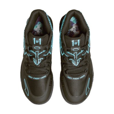 画像1: MB.01 Black/Teal 376443-13 Puma プーマ ラメロボール シューズ   【海外取寄】