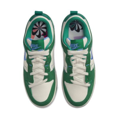 画像1: WMS Dunk Low Disrupt 2 Wht/Grn Blu Malachite DH4402-001 Nike ナイキ ディスラプト シューズ   【海外取寄】【WOMEN'S】