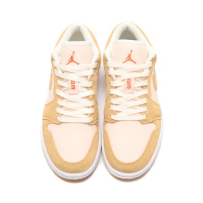 画像1: Wmns Air Jordan 1 Low SE BEIGE/ORANGE DH7820-700 Jordan ジョーダン シューズ   【海外取寄】【WOMEN'S】