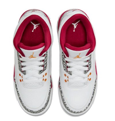 画像1: Air Jordan 3 Retro GS Cardinal Red Wht/Red 398614-126 Jordan ジョーダン カーディナル・レッド シューズ   【海外取寄】【GS】キッズ