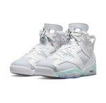 画像2: Wmns Air Jordan 6 Retro Mint Foam Wht/Gray DQ4914-103 Jordan ジョーダン ミントフォーム シューズ   【海外取寄】【WOMEN'S】 (2)