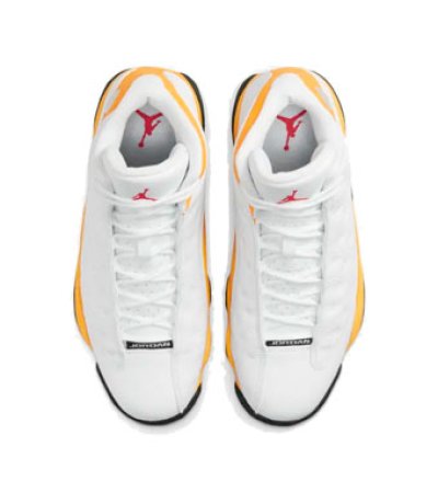 画像1: Air Jordan 13  Retro  Del Sol White/Yellow 414571-167 Jordan ジョーダン デル　ソル シューズ   【海外取寄】