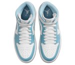 画像2: Wmns Air Jordan 1 Mid UNC Sail/Worn Blue BQ6472-141 Jordan ジョーダン シューズ   【海外取寄】【WOMEN'S】 (2)