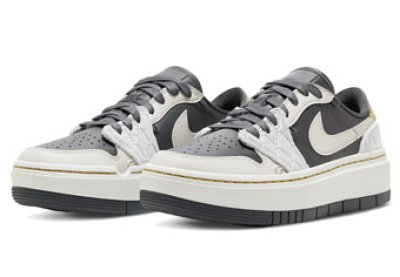 画像1: Wmns Air Jordan 1 Elavate Low Wht/Gray DV1494-001 Jordan ジョーダン シューズ   【海外取寄】【WOMEN'S】