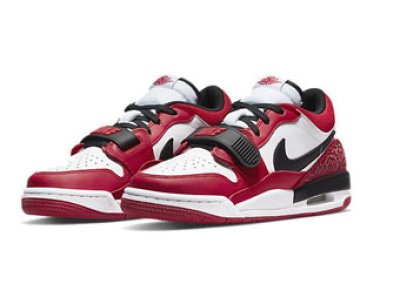 画像1: Jordan Legacy 312 Low GS CHICAGO Wht/Gym Red/Black CD9054-116 Jordan ジョーダン シューズ   【海外取寄】【GS】キッズ