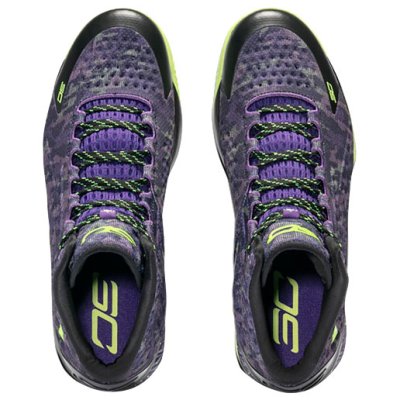 画像1: Curry 1 Retro Black/Purple/Yellow 3026049-001 UnderArmour アンダーアーマー シューズ  ステフォン カリー 【海外取寄】