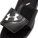 画像2: UA Ignite VI Slide Sandals Black/White 3022711-003 UnderArmour アンダーアーマー サンダル シューズ   【海外取寄】 (2)