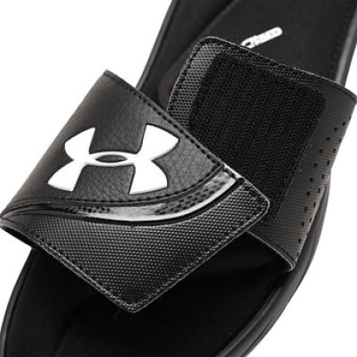 画像1: UA Ignite VI Slide Sandals Black/White 3022711-003 UnderArmour アンダーアーマー サンダル シューズ   【海外取寄】