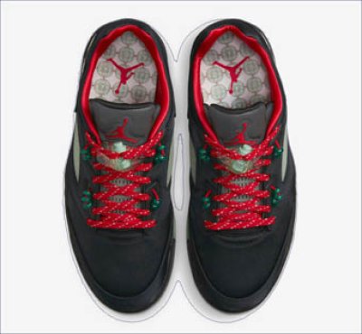 画像1: Air Jordan 5 Retro Low SE Jade Black/Jade Red/Silver DM4640-036 Jordan ジョーダン シューズ   【海外取寄】