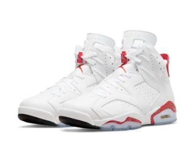 画像1: Air Jordan 6 Retro Oreo White/U.Red CT8529-162 Jordan ジョーダン シューズ   【海外取寄】