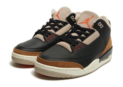 画像1: AIR JORDAN 3 RETRO Desert Elephant Black/Brown CT8532-008 Jordan ジョーダン エレファント シューズ   【海外取寄】