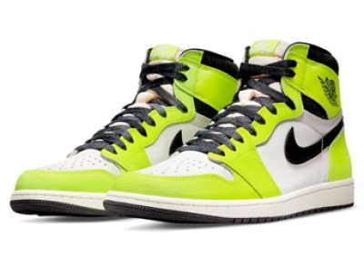 画像1: Air Jordan 1 High Retro OG Visionaire Volt/Black-Sail 555088-702 Jordan ジョーダン ヴィジョネア シューズ   【海外取寄】