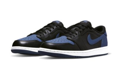 画像1: Air Jordan 1 Low Retro OG  Black/White/Navy CZ0790-041 Jordan ジョーダン シューズ   【海外取寄】