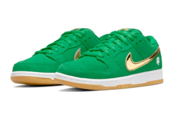 SB Dunk Low Pro Shamrock Green/Gold Gum BQ6817-303 Nike ナイキ 
