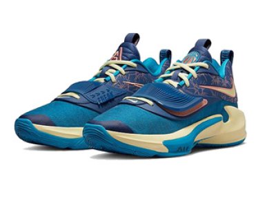 画像1: Zoom Freak 3 NRG Multi/Citron/ Blue/Crimson DH7347-900 Nike ナイキ フリーク　ヤニス バレンタイン シューズ   【海外取寄】