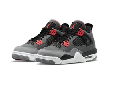 画像1: Air Jordan 4 Retro SE Infrared Grey/Infrared 23 408452-061 Jordan ジョーダン インフラレッド シューズ   【海外取寄】