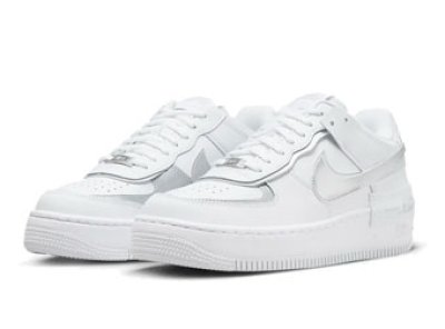 画像1: Wmns Air Force 1 SHADOW White/Platinum CI0919-119 Nike ナイキ プレミアム　フォース1 シューズ   【海外取寄】【WOMEN'S】