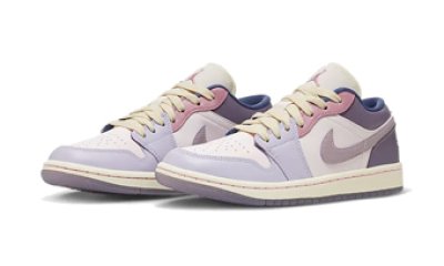 画像1: Wmns Air Jordan 1 Low Pastel Pink Sail/Pink/Purple DZ2768-651 Jordan ジョーダン シューズ   【海外取寄】【WOMEN'S】